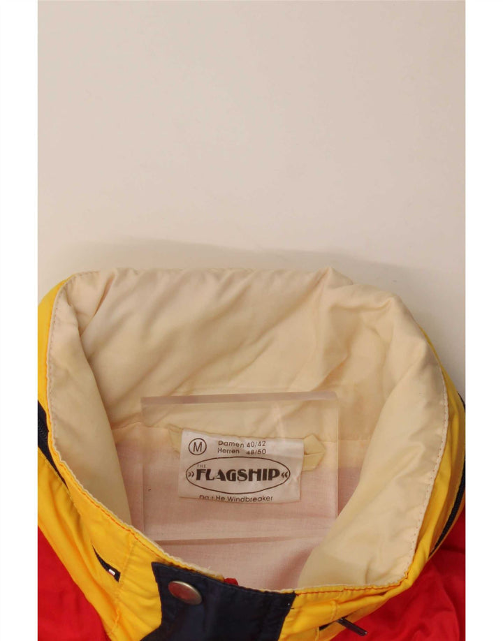 Jaqueta corta-vento masculina vintage EU 48/50 Medium Red Colourblock