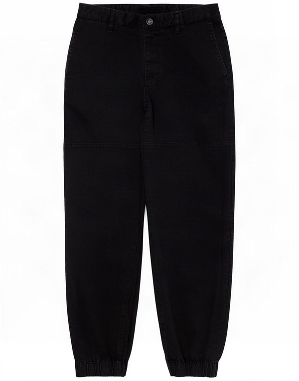 Calças Chino masculinas Armani Exchange W31 L26 Algodão preto