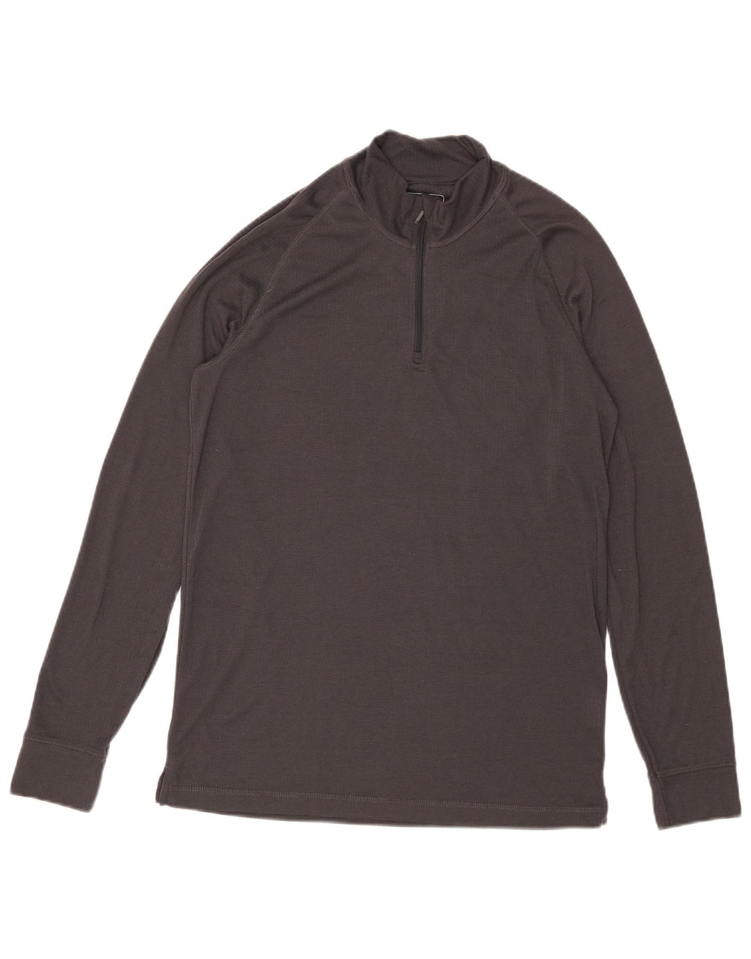 Moletom masculino Mountain Warehouse com zíper e gola alta cinza