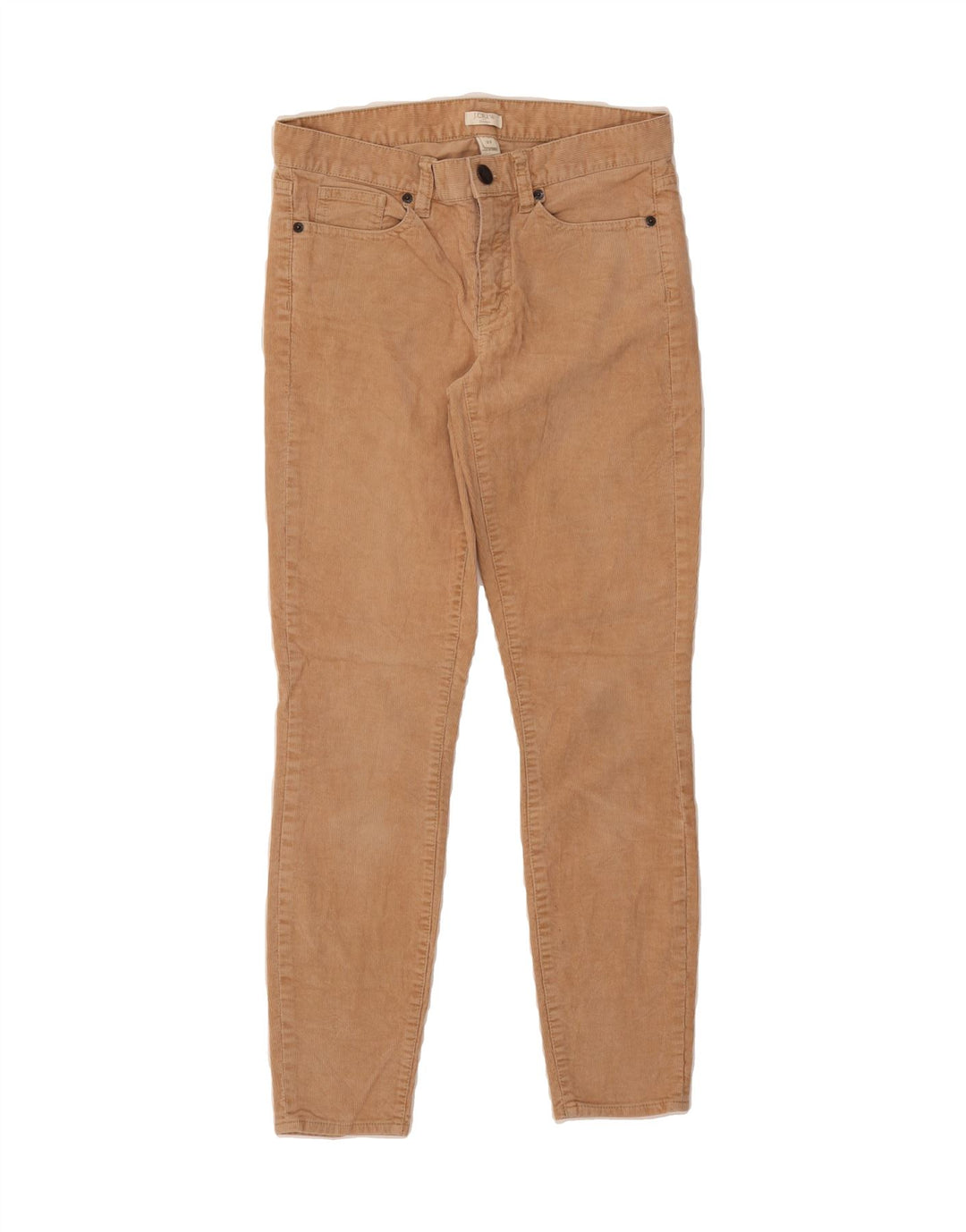 J. CREW Womens Slim Corduroy Trousers W27 L27 Beige Cotton Vintage J. Crew and Second-Hand J. Crew from Messina Hembry 