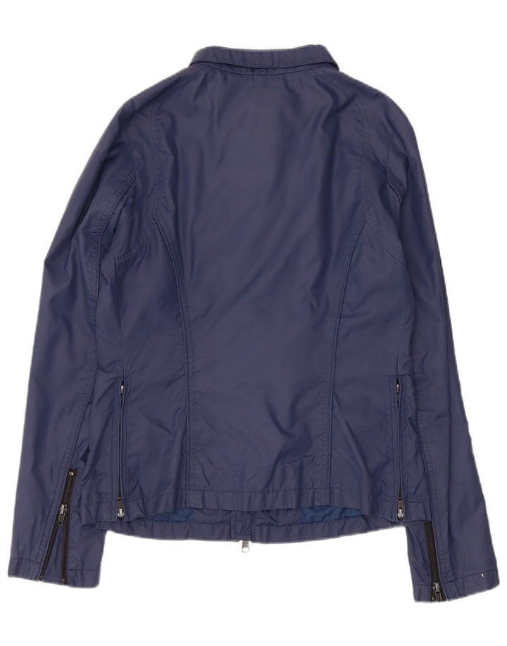 Jaqueta bomber feminina Blauer UK 12 poliamida azul marinho médio