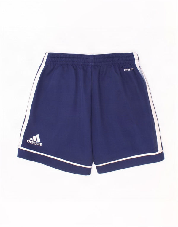 Calções desportivos Adidas Boys Aeroready 7-8 anos azul marinho poliéster