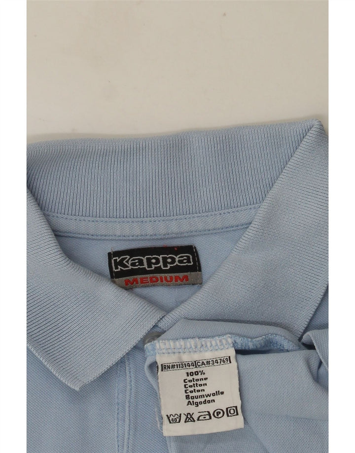 Camisa polo masculina KAPPA algodão azul médio