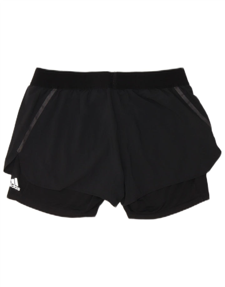 Shorts esportivos femininos Adidas UK 14 grandes pretos