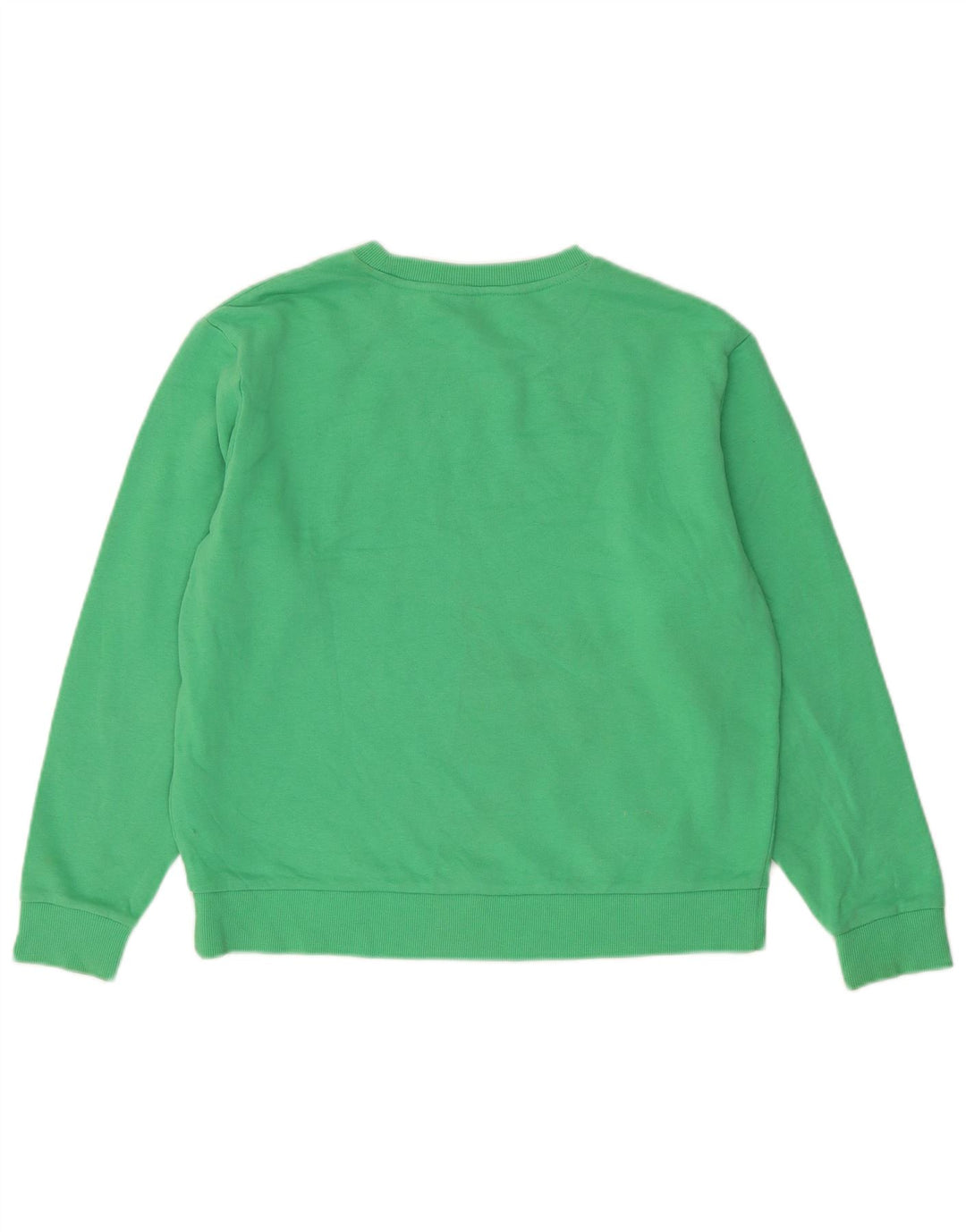 Suéter feminino Marks & Spencer de grandes dimensões Reino Unido 10 pequeno algodão verde