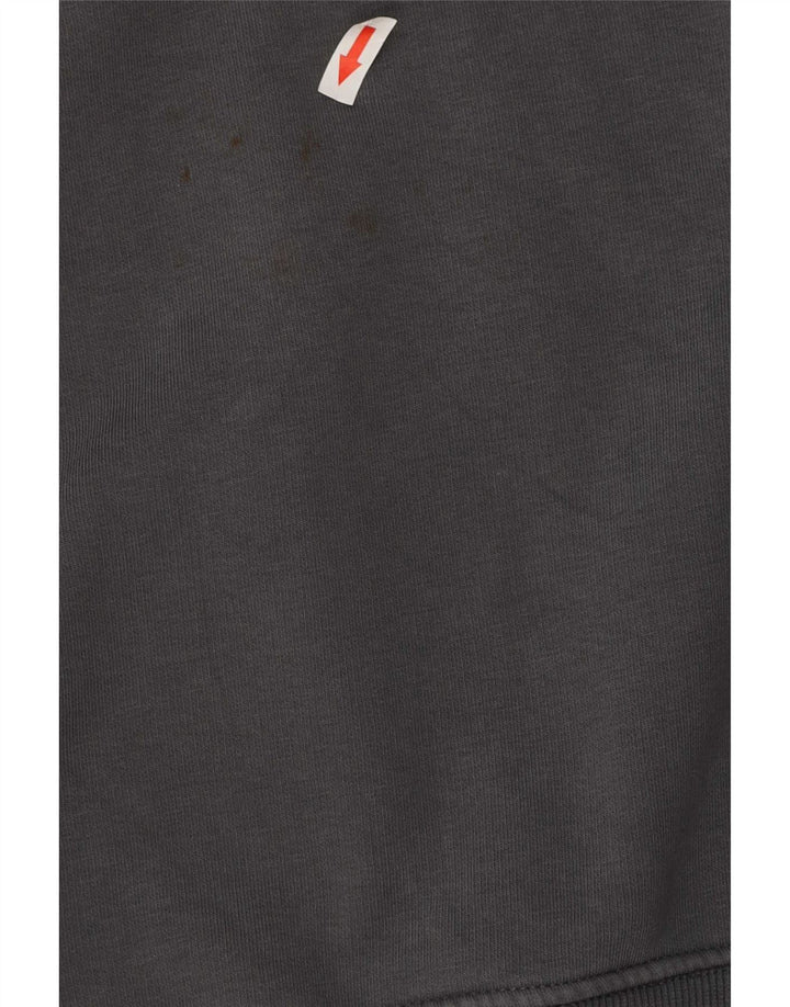 Alpha Industries Suéter gráfico masculino de algodão cinza pequeno