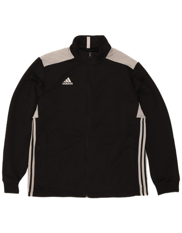Adidas Mens Tracksuit Top Jacket XL Preto Colorblock Poliéster