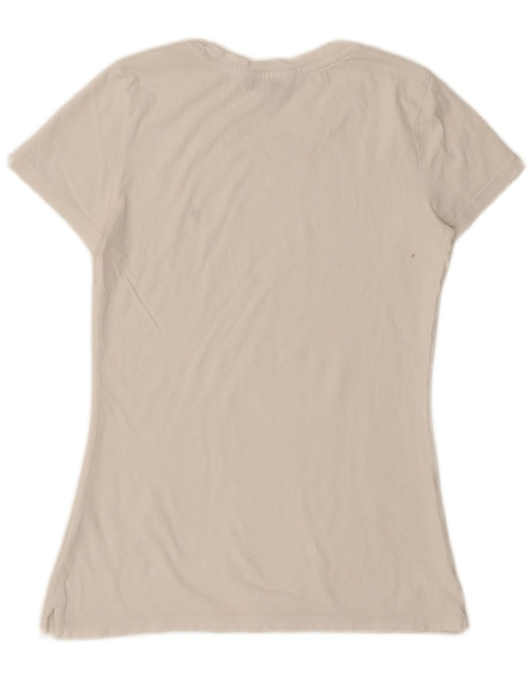 Camiseta Tommy Hilfiger Mulher Top UK 8 Pequena Branca