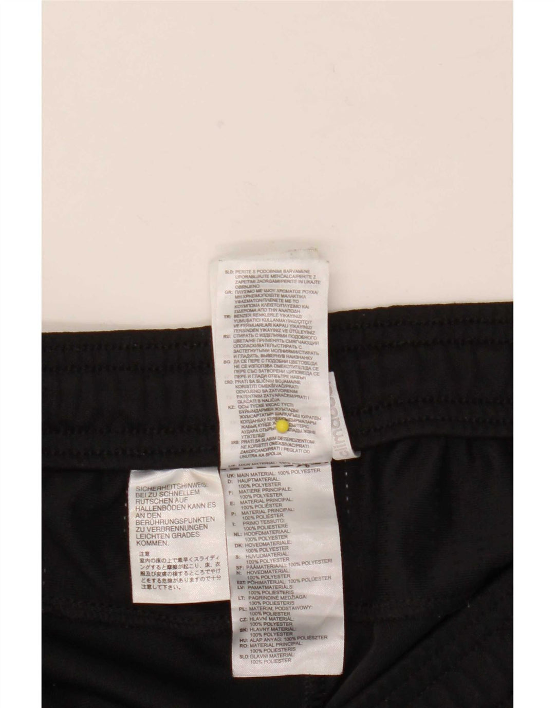 Calça Adidas Mens Climacool Treino Pequeno Poliéster Preto
