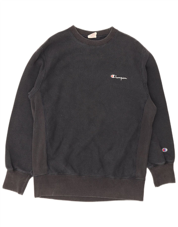 Champion moletom masculino jumper 2XL algodão azul marinho