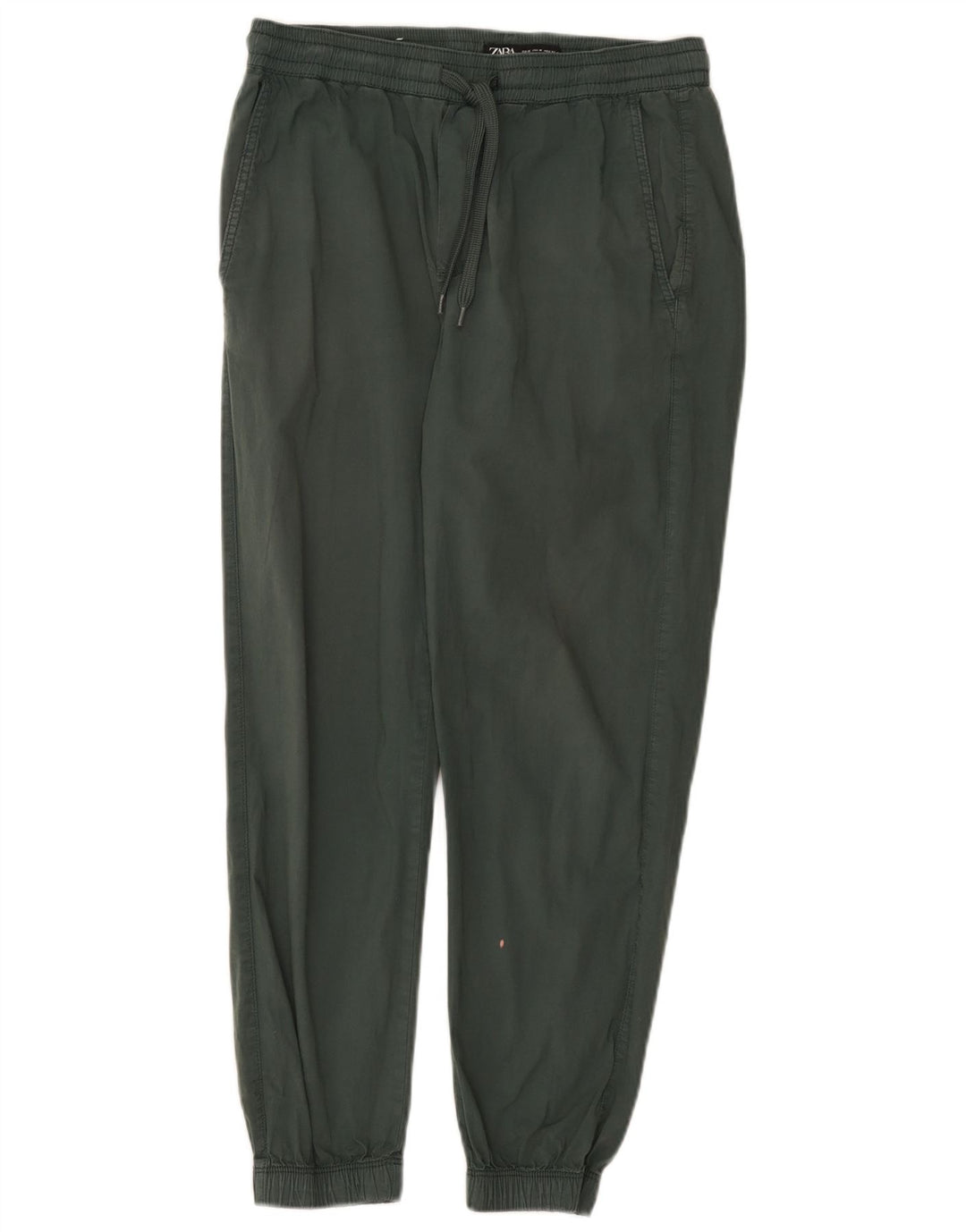 Calça jogger feminina Zara médio W28 L26 algodão verde