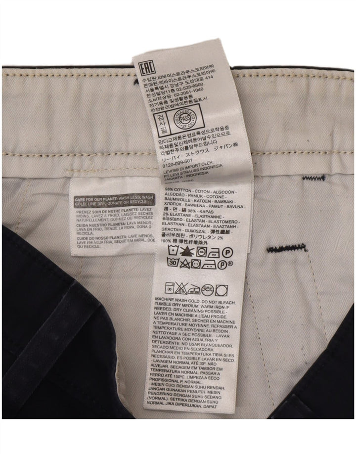 Shorts Chino Masculino Padrão Levi's W31 Algodão Azul Marinho Médio