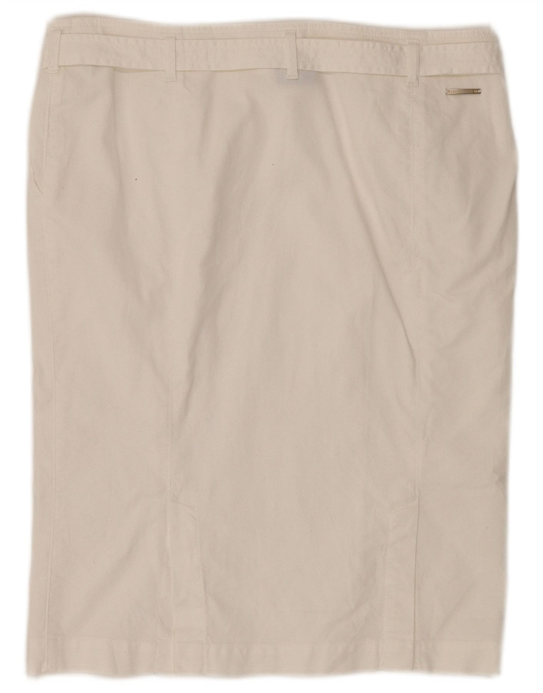 TRUSSARDI saia reta feminina IT 46 grande W34 branca