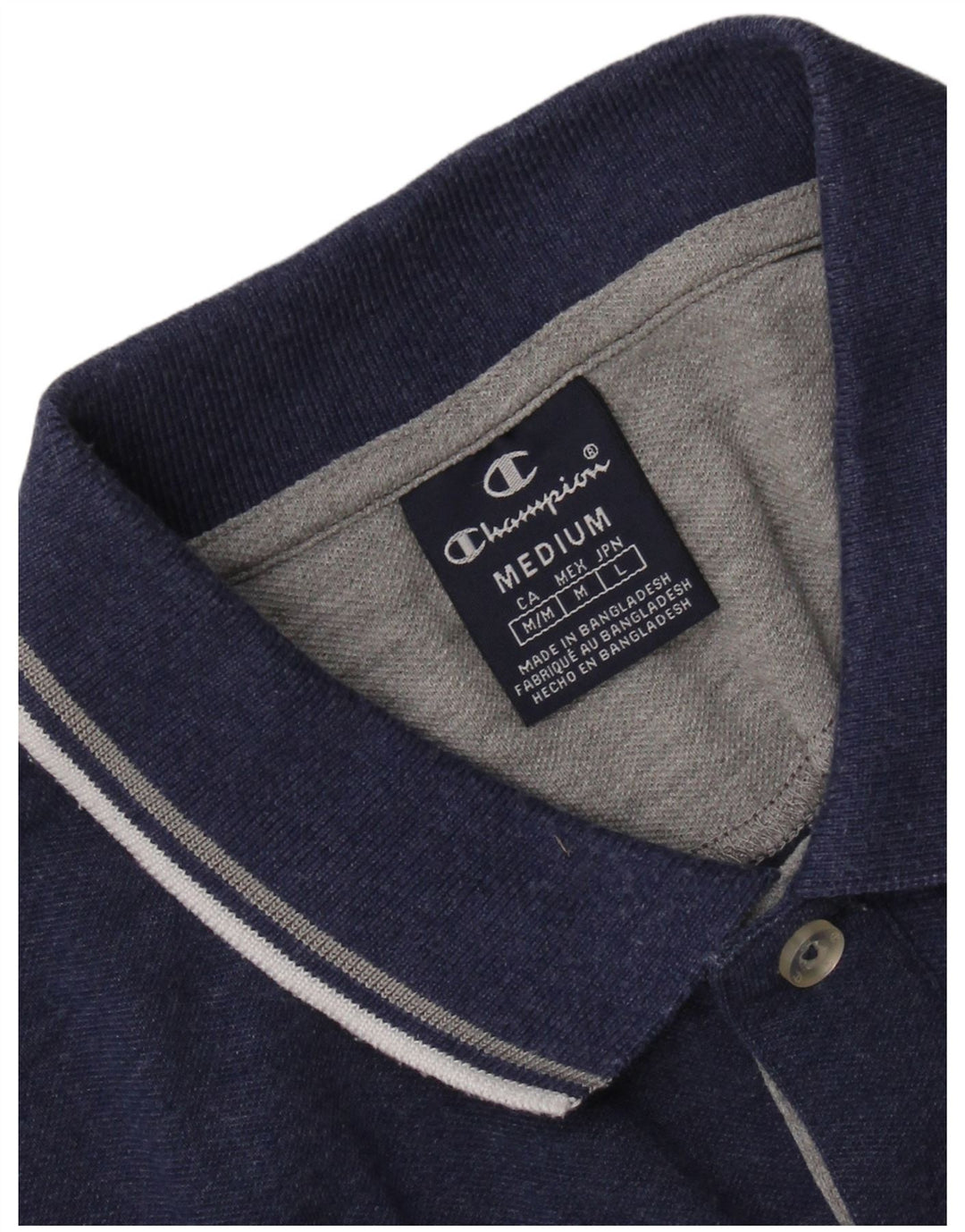 Camisa polo masculina CHAMPION azul marinho médio