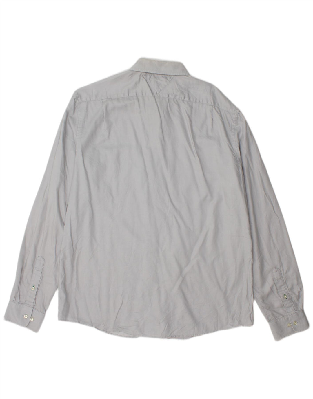 Camisa masculina Tommy Hilfiger Slim Fit tamanho 17 XL cinza
