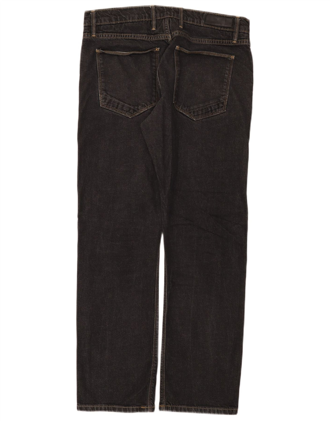 Marks & Spencer Masculino Autograph Slim Jeans W34 L31 Algodão Preto