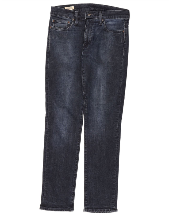 LEVI'S Mens Slim Jeans W30 L30 Azul Marinho Algodão