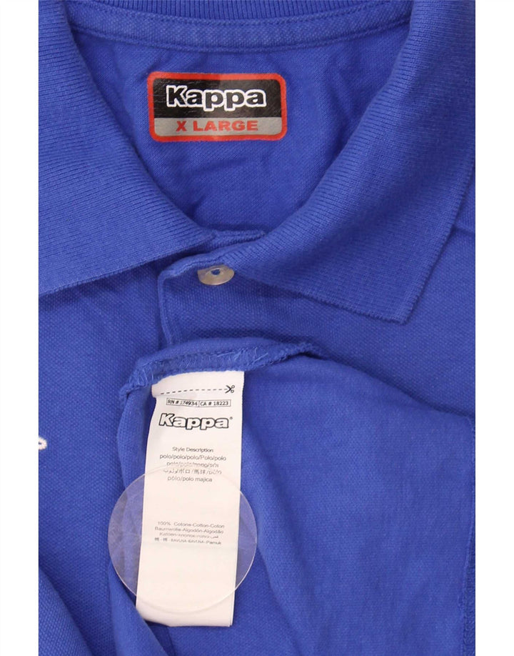 Camisa polo masculina Kappa XL algodão azul
