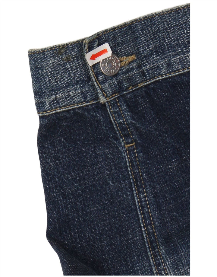 Jaqueta jeans feminina RIFLE Reino Unido 16 grande algodão azul