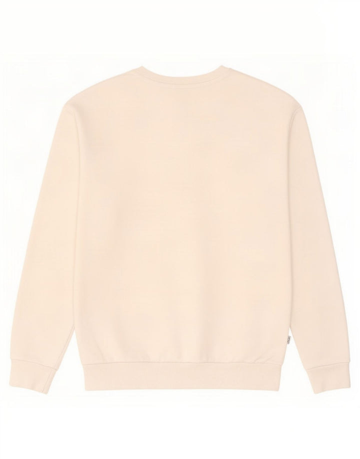 Puma Mens Graphic Moletom Jumper XS Algodão Branco