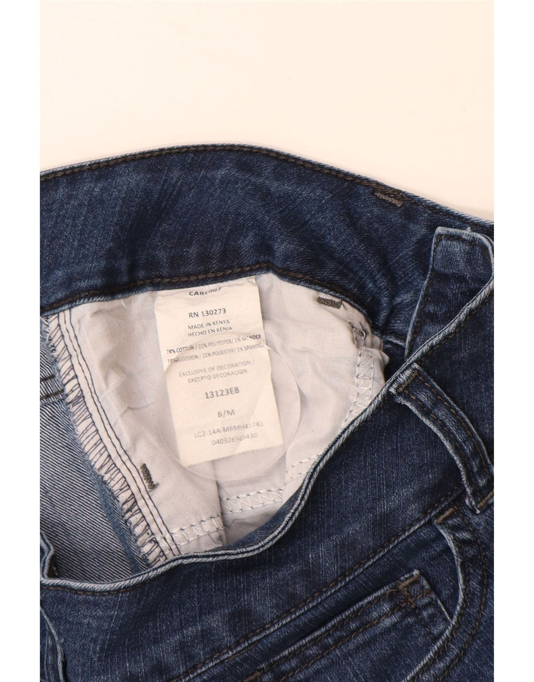 LEE Womens Riders Loose Fit Capri Jeans EUA 8 Médio W28 L18 Algodão Azul