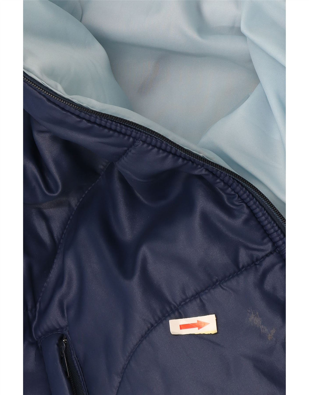 Jaqueta acolchoada masculina vintage IT 54 2XL poliamida azul marinho