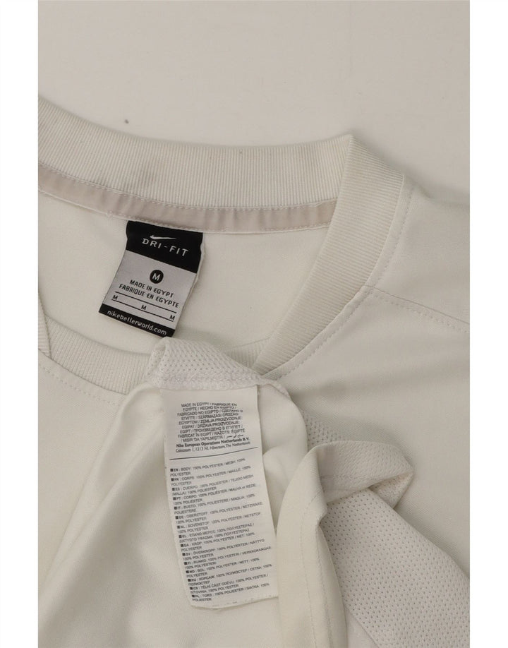 Camiseta Nike Masculina Dri Fit Top Médio Poliéster Branco