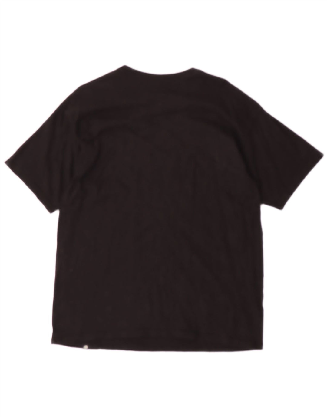 Camiseta masculina HURLEY com estampa gráfica grande de algodão preto