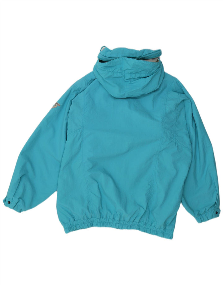 Jaqueta anorak masculina SCHOFFEL Gore-Tex com capuz solto ajuste UE 48 azul médio