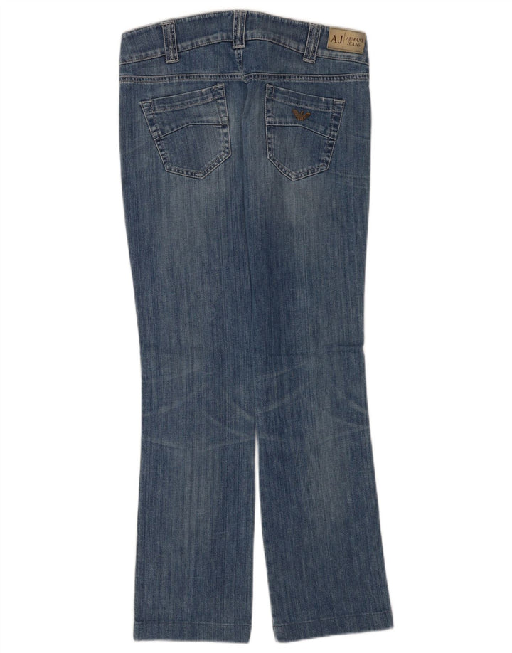 Jeans retos femininos Armani W28 L30 algodão azul