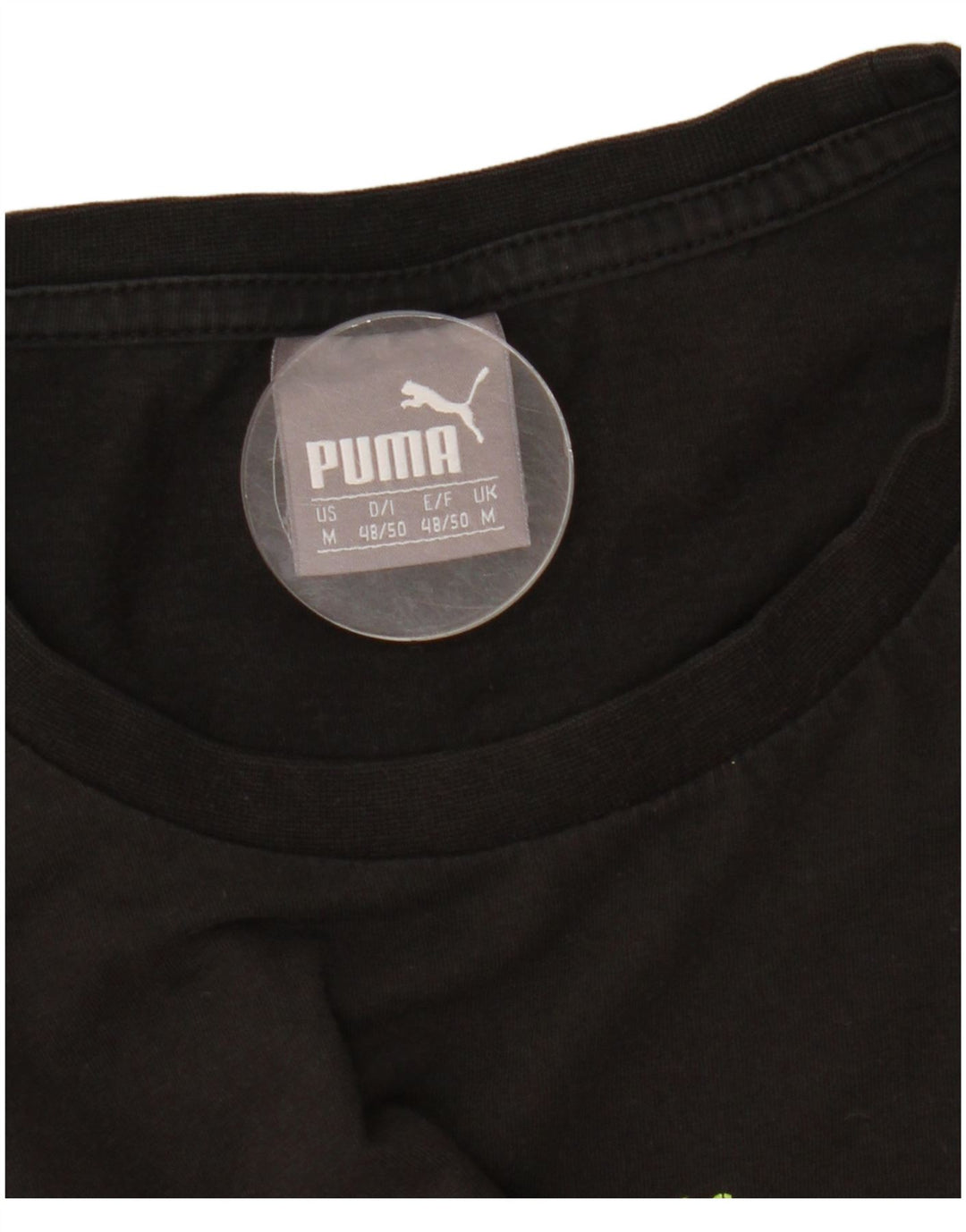 Camiseta masculina PUMA Graphic Top Médio Preto