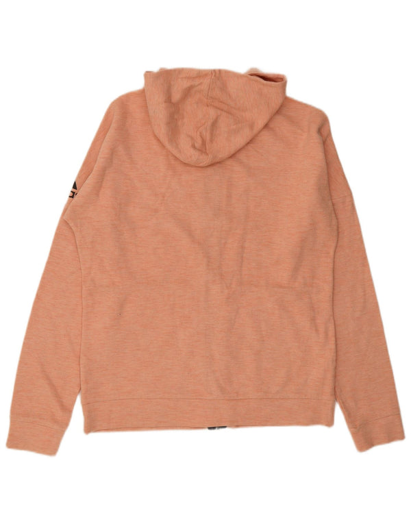 Adidas masculino zip moletom com capuz médio algodão manchado rosa