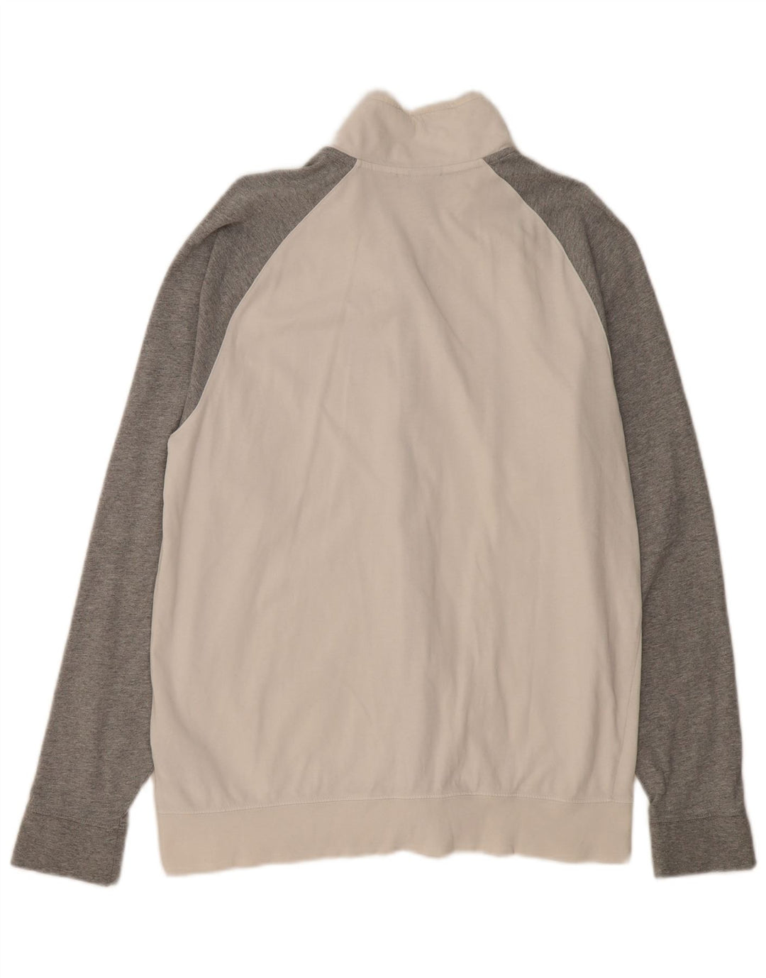 NIKE Mens Graphic Tracksuit Top Jacket Grande Branco Colourblock Algodão