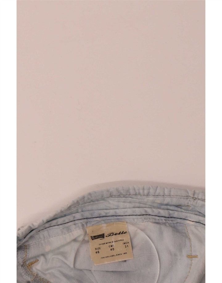 Shorts feminino Carrera Belle Denim médio W31 azul algodão