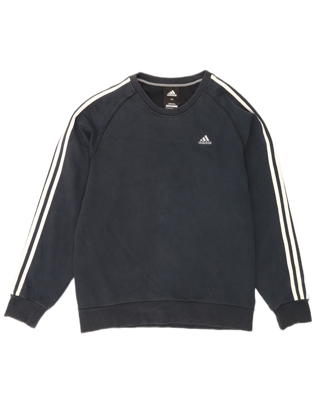 Adidas Mens Clima 365 Moletom Jumper Pequeno Azul Marinho Algodão