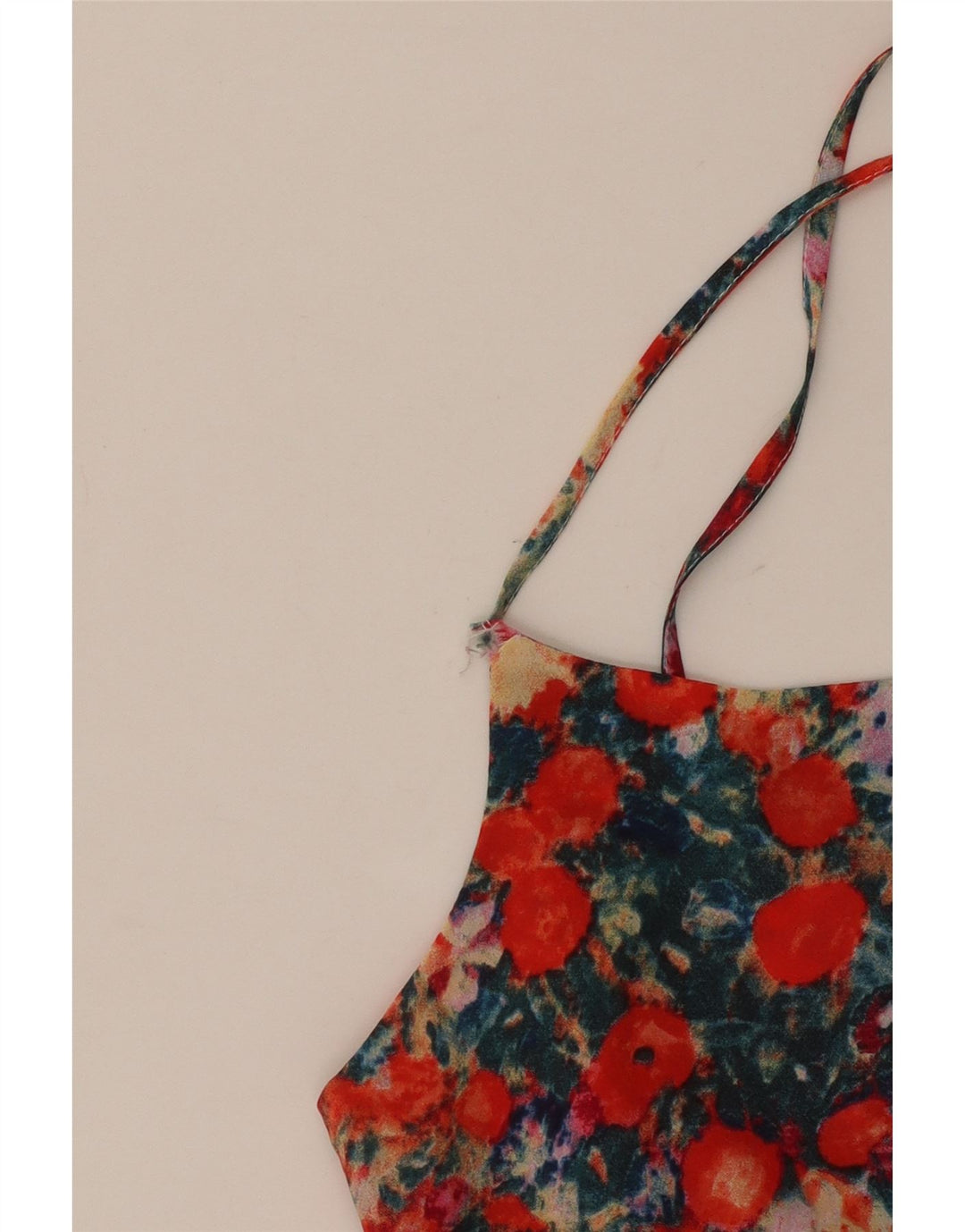 Oasis Womens Cami Top UK 10 Pequeno Poliéster Floral Multicolorido