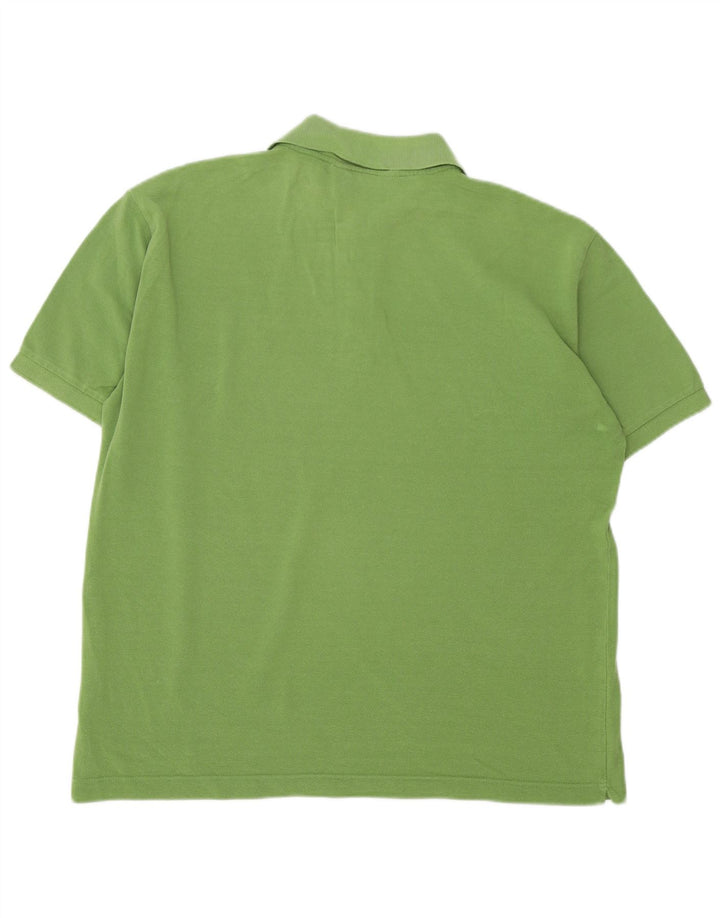 Camisa polo masculina Kappa grande algodão verde