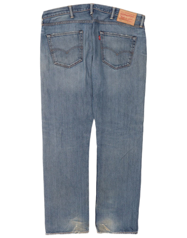 Levi's Masculino 501 Straight Jeans W38 L32 Azul Algodão