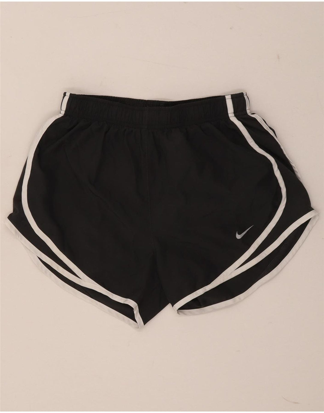 Shorts esportivo Nike feminino Dri Fit UK 8 pequeno cinza