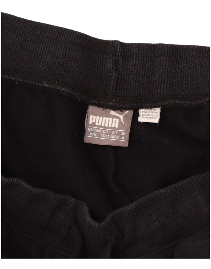 Calça de treino feminina PUMA UK 12 algodão preto médio