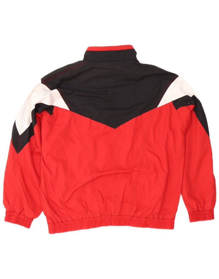 Puma Mens Tracksuit Top Jacket Médio Vermelho Colorblock Poliéster