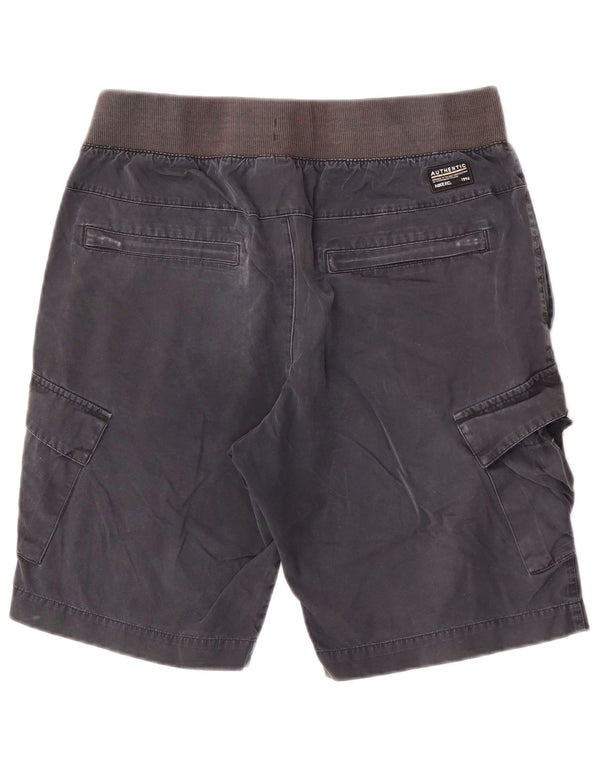 Nike Mens Cargo Shorts Médio W32 Azul Marinho Algodão