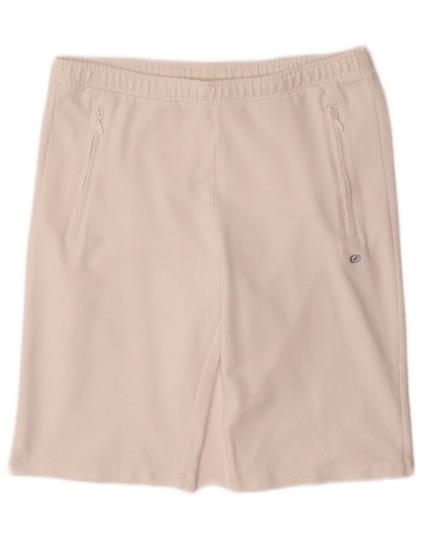Lotto Womens Sport Shorts UK 12 Médio Algodão Branco
