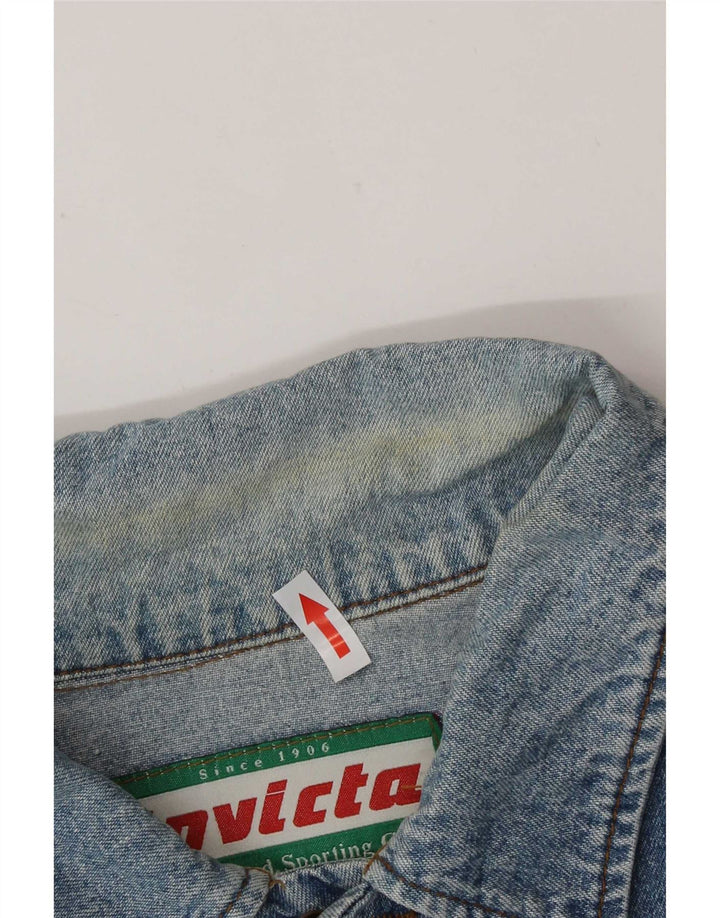 Jaqueta jeans masculina Invicta UK 40 grande algodão azul