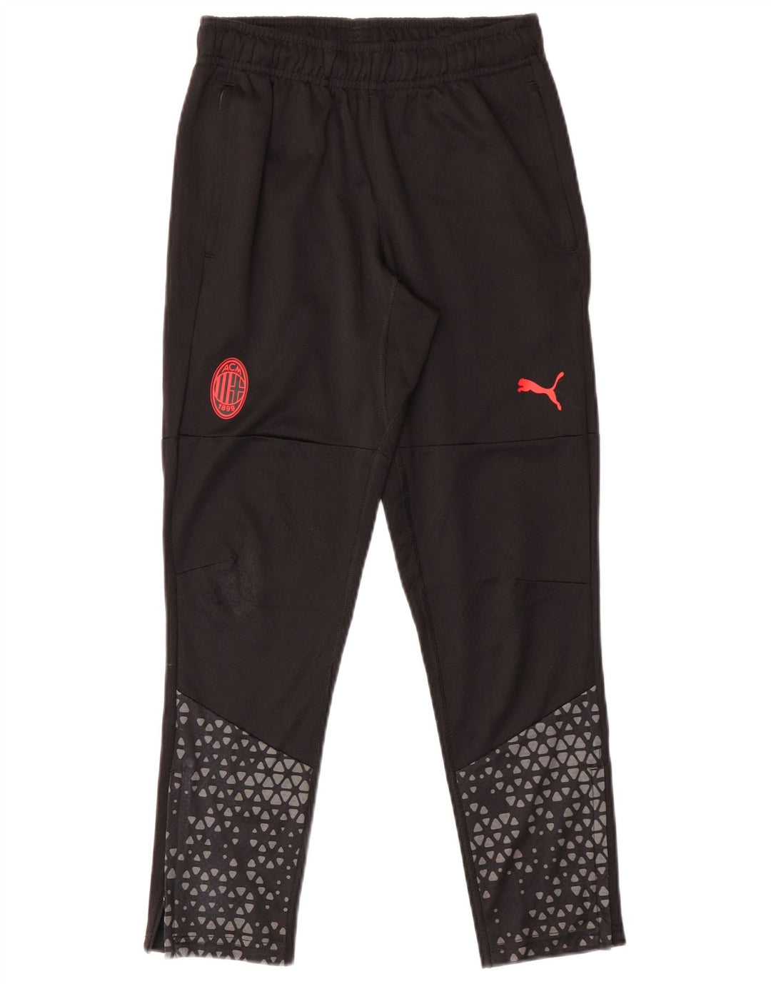 Calça de treino Puma Boys AC Milan 11-12 anos preto geométrico