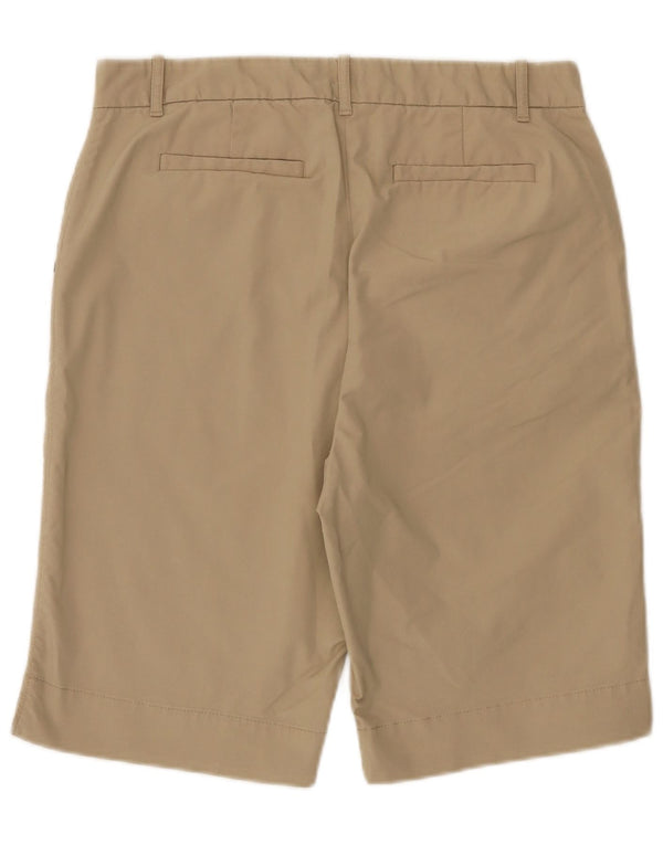 Shorts chino feminino Marks & Spencer Reino Unido 14 grande W32 algodão bege