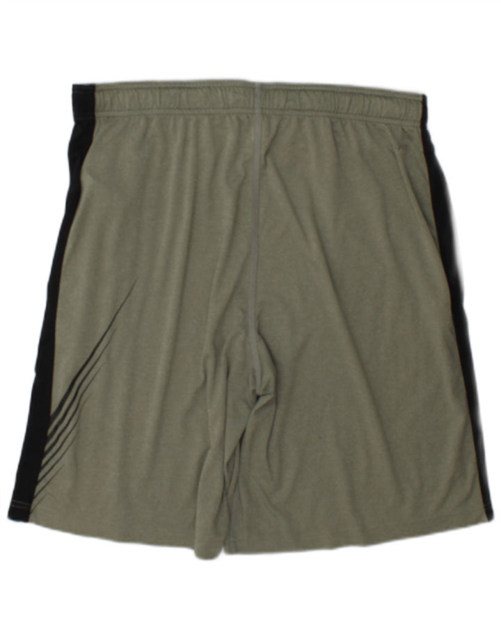 Shorts esportivos masculinos Nike grande poliéster colorblock verde