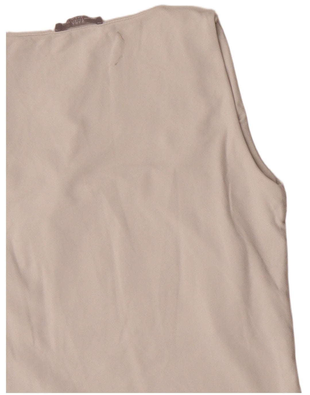 Zara Womens Vest Top UK 8 Pequeno Branco