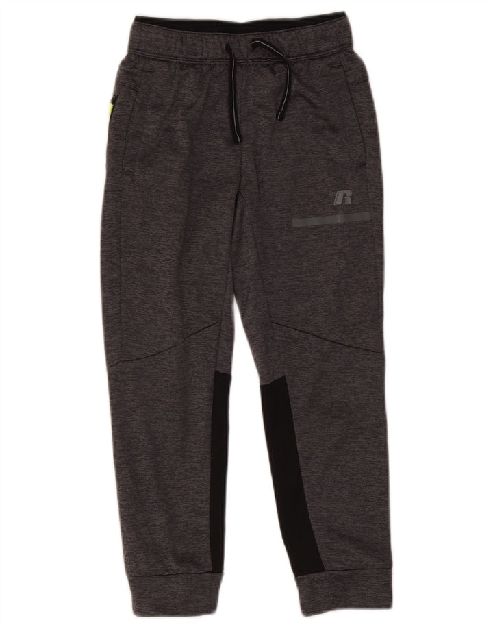 Russell Athletic Boys Calças de treino Joggers 7-8 anos cinza médio