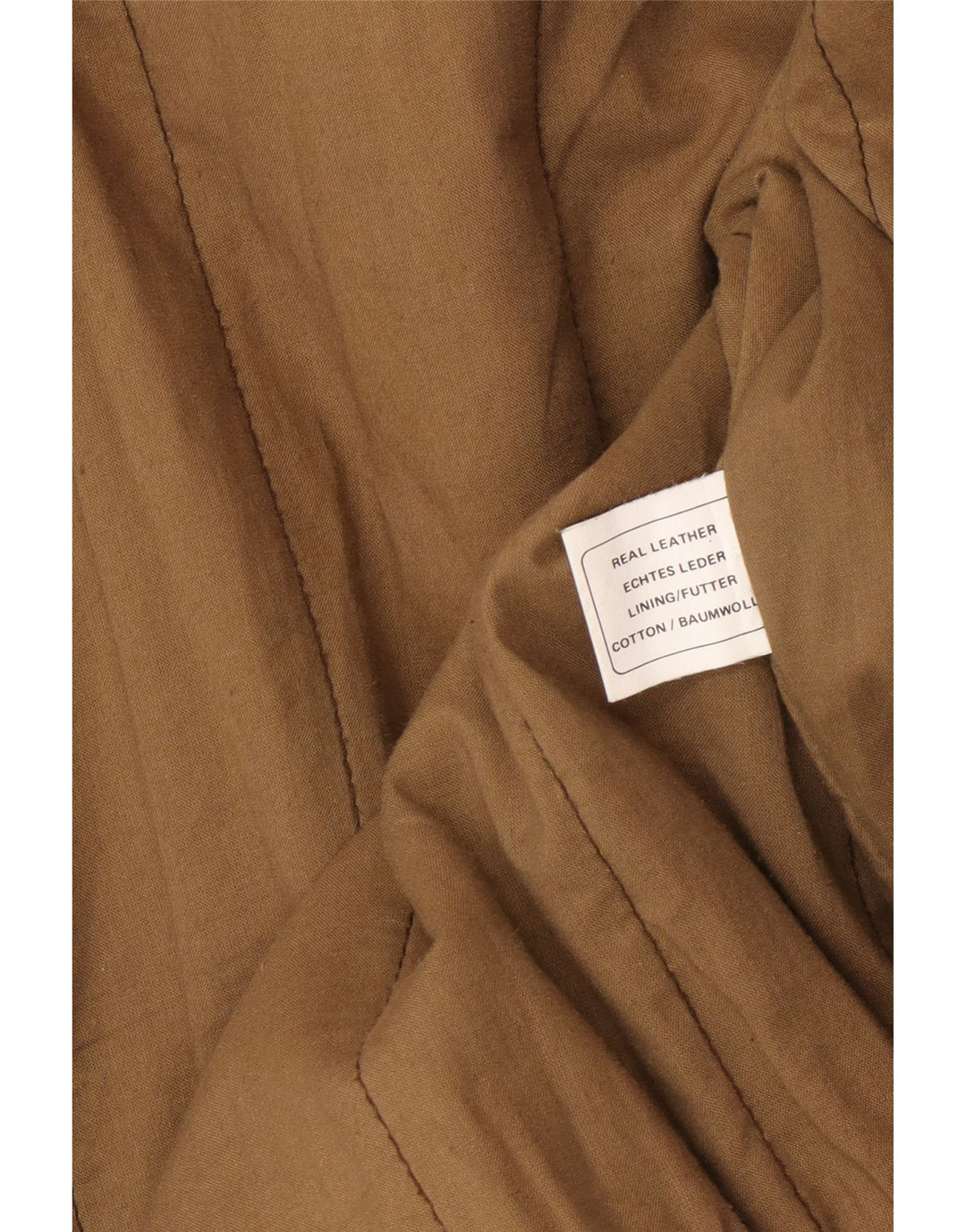 Jaqueta de couro masculina Outback UK 42 XL couro marrom